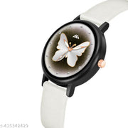 Premium Quality Multicolor Dial Design Fancy Leather Belt Analog Watches for Women for girls