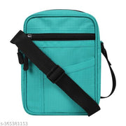Shavika Bag Polyester Sling Cross Body Travel Office Business Messenger one Side Shoulder Pouch Bag for Men and Women MB201 Green