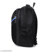 Ibdar black laptop backpack school college office unisex  backpack