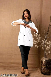 Short Embroidery Kurti, Elegant Kurti, Traditional Kurti, Modern Kurti, Ethnic Wear, Women’s Fashion, Casual Kurti, Festive Kurti, Comfortable Kurti, Stylish Kurti, Premium Quality Kurti, Versatile Kurti.