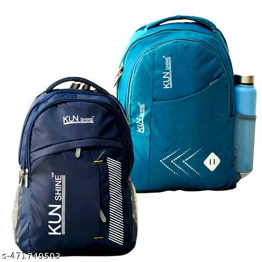 KUN black backpack college bag for boys school bag for men travel backpack backpack under 500 stylish backpack waterproof school bag lightweight college bag trendy backpack daily use backpack 35L