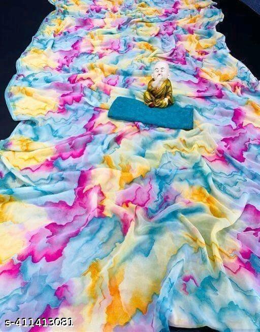 Best Silk Printed Sareee