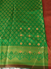 NAME: WARDA SAREES BANARASI JHALK STONE