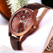 Lorenz Analogue Brown Dial Watch for Men & Boys- MK-2037W