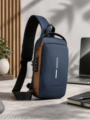 Imported waterproof sling bag for men
