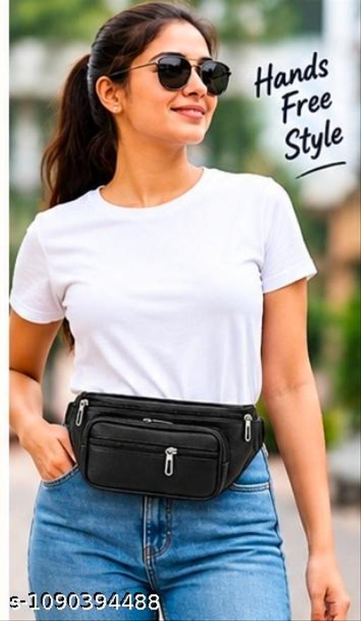 Men’s Premium Multi-Pocket Waist Bag | Crossbody Belt Bag | Travel & Daily Use