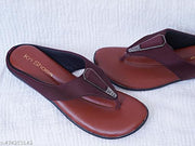 Flexible Woman Brown Flat