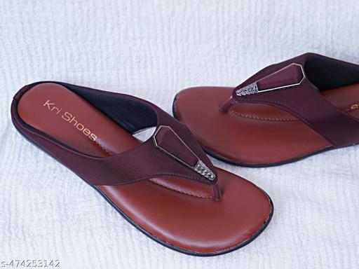 Flexible Woman Brown Flat