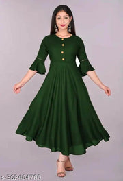 Long Sleeve  Kurti - Classic Ethnic Style For Traditional Events