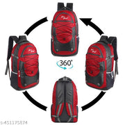 35 L Casual Waterproof Laptop Bag/Backpack for Men Women Boys Girls/Office School College Teens & Students (Red ,grey)