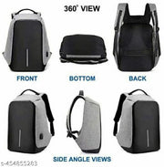 Light Anti Theft Grey| Backpack