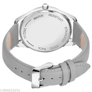 Dual Time Date Display Radium Dial Magnetic Belt Analog Watch,ONIR Premium Quality Quartz Analog Watch for Men, Glass Date Display Dial,