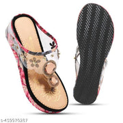 Stylish New Design Trendy Attractive Casual & Comfortable Rhinestone Decor Women's Flat Sandals For Girl's & Women