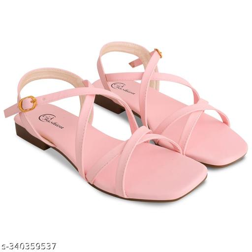 Women Back Strap Flat Sandals For Women & Girls