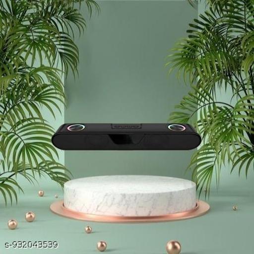 Portable Bluetooth Speaker, 16 Watts, Upto 8h Backup, Dual Drivers + Dual Passive Radiators, Call Function, Bluetooth v5.3 | USB | mSD| AUX, TWS, RGB LED