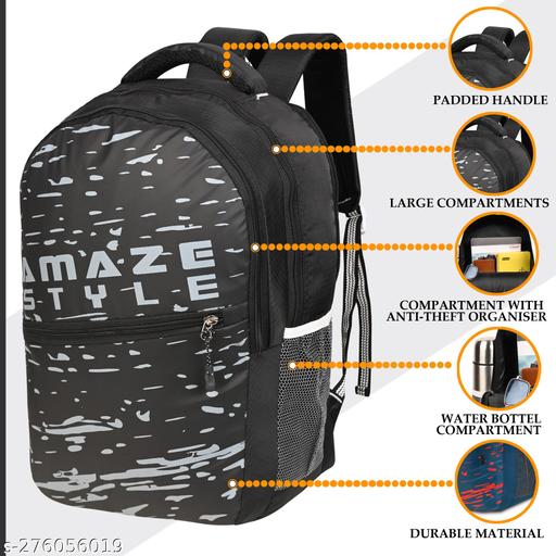 amaze style Medium 30 L Laptop Backpack school and college bags