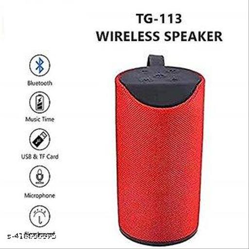 MLA VA WORLD TG-113 High Bass 10W Bluetooth Speaker Thunder Sound Portable Thunder Sound (Random Colour) (Pack of 1)