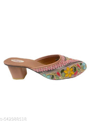 heel Embroidery Half multi jutis for women