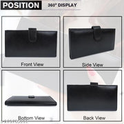 Classic World Women's Faux Leather with Zip Pocket, Multiple Card Holders and Pocket Wallet