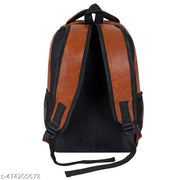 WESTOR ENTERPRISES -Latest Leather Fashionate Black School Bags Laptop Backpack Waterproof PU Leather Backpacks for Men Women Boys & Girls Backpack