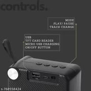 M406SP (Portable Bluetooth Speaker) Dynamic Thunder Sound, 1200mAh Battery 5w Bluetooth Speaker (Black, Stereo Channel)