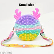 Latest round popit sling bag for kids and Girls