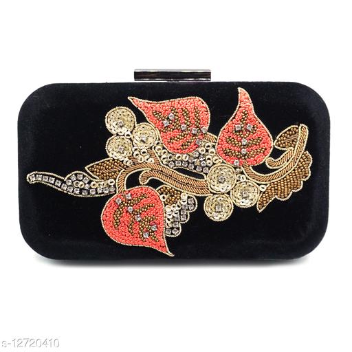 Zari Embroidery Women's Clutch for Wedding and parties
