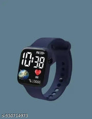 Classy Black LED Digital Watch for Teenagers boy's and girl's With Attractive look's (Age 5 to 15 years)