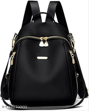 Women's Classic Backpack for College Office Traveling | Bagpack For Girls Travel Bag | Small Shoulder bag ( Black )