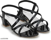 Fashion Gorgeous Ladies Slippers Casua Block Heel Women Sandals | Sandal For Girls | Women Footwear (Black)