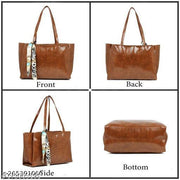 Trendy And Fashionable Tote Bag | Stylish Crocodile Texture Handbag | Classy Daily Companion Shoulder Bag | Travel Type Tote Handbag For Women's & Girls.