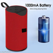 TG-113 Ultra 3D Dynamic Thunder Sound With High Bass Wireless Portable Speaker Greyk1 10 W Bluetooth Speaker  (Redl)
