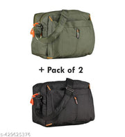 Combo Of Unisex Crossbody Polyester One Side Sling Bag For Men & Women (Pack Of 2)