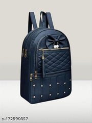 Women’s Stylish School, College & Travel Backpack | Lightweight Daily Use Bag | Quilted Multi-Pocket Casual Bag