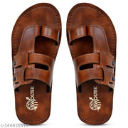 SWOLTEK Slippers For Men And Boys Regular Wear Chappals Chappal Flip Flops Everyday use in bathroom and home lightweight Black And Brown Tan Summer Slippers Summer-2025