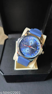 New Trading Casual Silicon Strap men watch Pack of -1