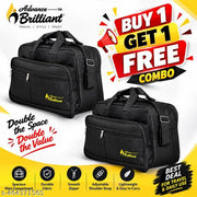 Advance Brilliant 16 Inch Messenger Bag Combo for Men & Women – Office, Laptop, Tool, Doctor, Engineer, Crossbody, and Travel Bag" (pack of 02)
