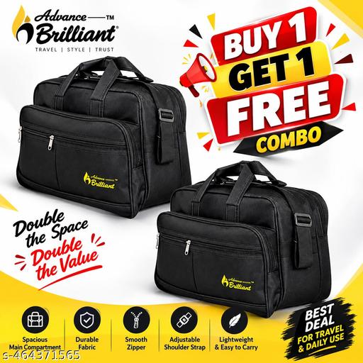 Advance Brilliant 16 Inch Messenger Bag Combo for Men & Women – Office, Laptop, Tool, Doctor, Engineer, Crossbody, and Travel Bag" (pack of 02)