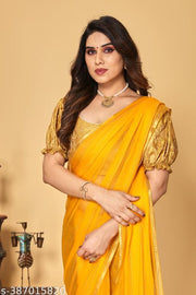 Saree With Blouse Piece