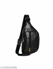 Urban edge leather waist bag  men / women
