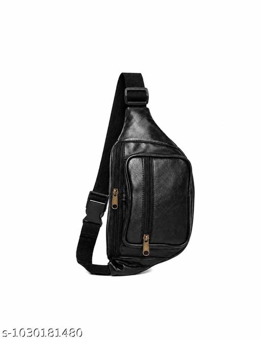 Urban edge leather waist bag  men / women