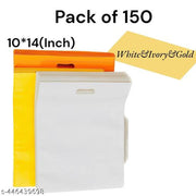 CARRY CLOUD Eco-Friendly Non-Woven D-Cut Bags: Celebrate in Style, Lightweight carry bags (Pack of 150)