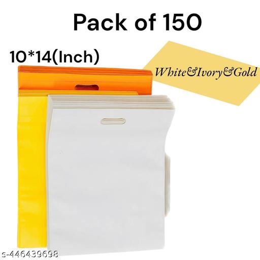 CARRY CLOUD Eco-Friendly Non-Woven D-Cut Bags: Celebrate in Style, Lightweight carry bags (Pack of 150)