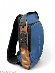 Men Stylish Crossbody Backpack for Men & Women, Anti-Theft Chest Bag with USB Charging Port, Messenger Bags, Casual Shoulder Bag