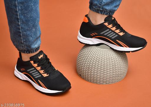 Multicolor Solid Men Running Sport Shoes for Men