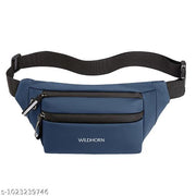 Waist Bag for Men & Women | Water-Resistant Crossbody Sling Fanny Pack with Dual Zipper Compartments & Adjustable Strap for Travel & Daily Use