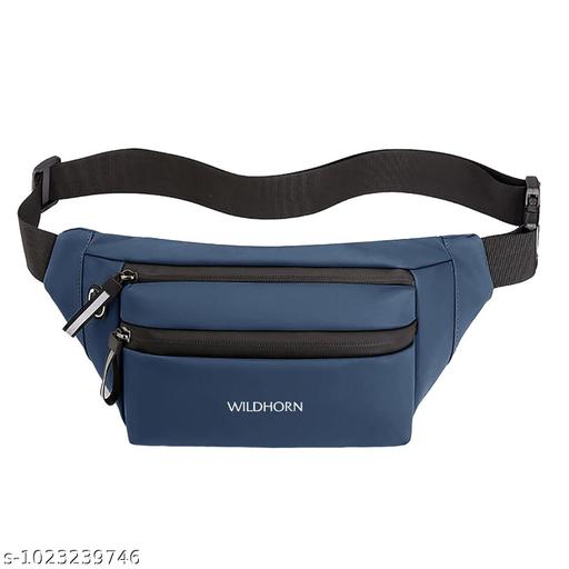 Waist Bag for Men & Women | Water-Resistant Crossbody Sling Fanny Pack with Dual Zipper Compartments & Adjustable Strap for Travel & Daily Use