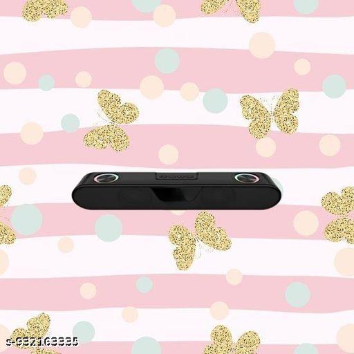 Portable Bluetooth Speaker, 10 Watts, Upto 8h Backup, Dual Drivers + Dual Passive Radiators, Call Function, Bluetooth v5.3 | USB | mSD| AUX, TWS, RGB LED