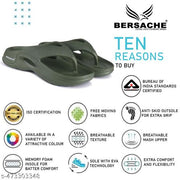 Bersache  FLIP-FLOP  for Men's & Boy's-6065-Green