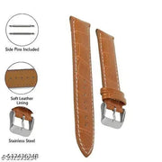 Brown 22mm Genuine leather Strap For Watch and Smart Watch for All 22mm